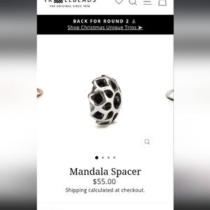 Trollbeads Mandala Spacer